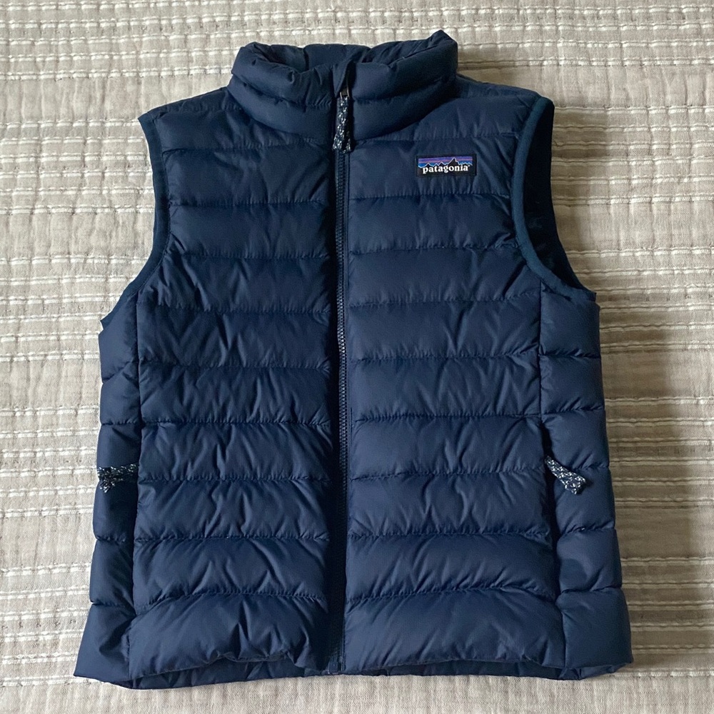 Patagonia Kids' Down Sweater Vest Navy XS